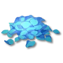 藍色真色草花瓣